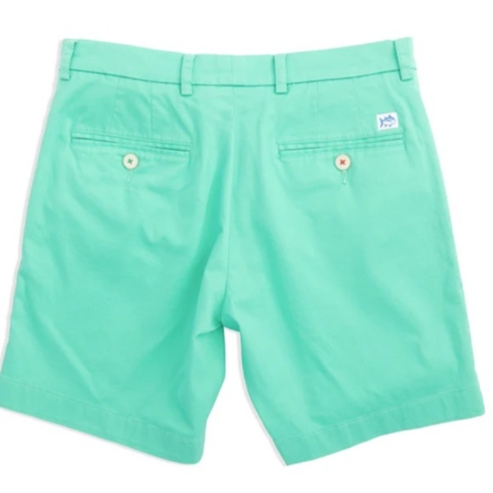 Southern Tide CHANNEL MARKER CLASSIC
7" SUMMER SHORT Bermuda Teal Sz 32